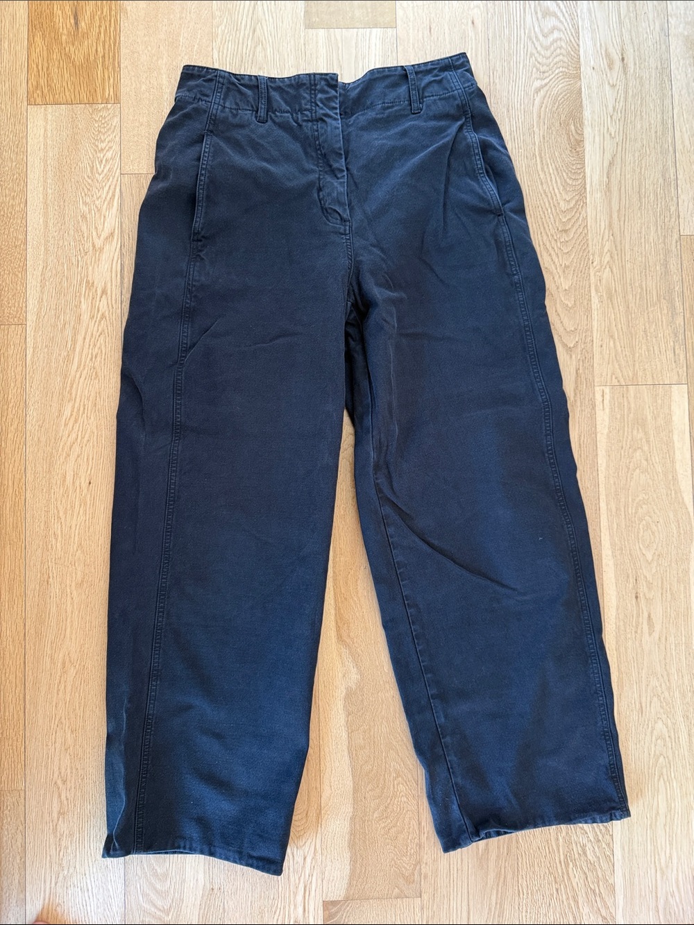 Wilfred Black Straight-Leg Pants